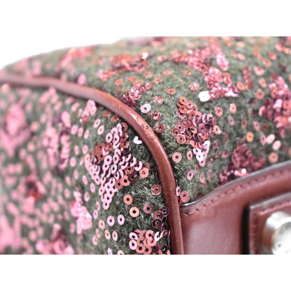 Speedy Felt Bag Boston Bag Monogram Sunshine Express Pink Wine Red Leather - Picture 9 of 10